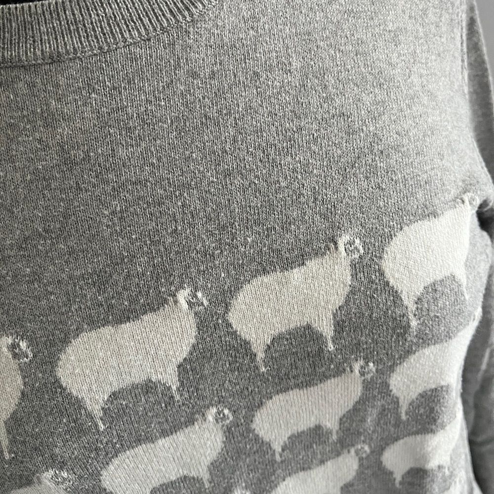 Cotton/Cashmere Black Sheep Sweater - Picture 3 of 5